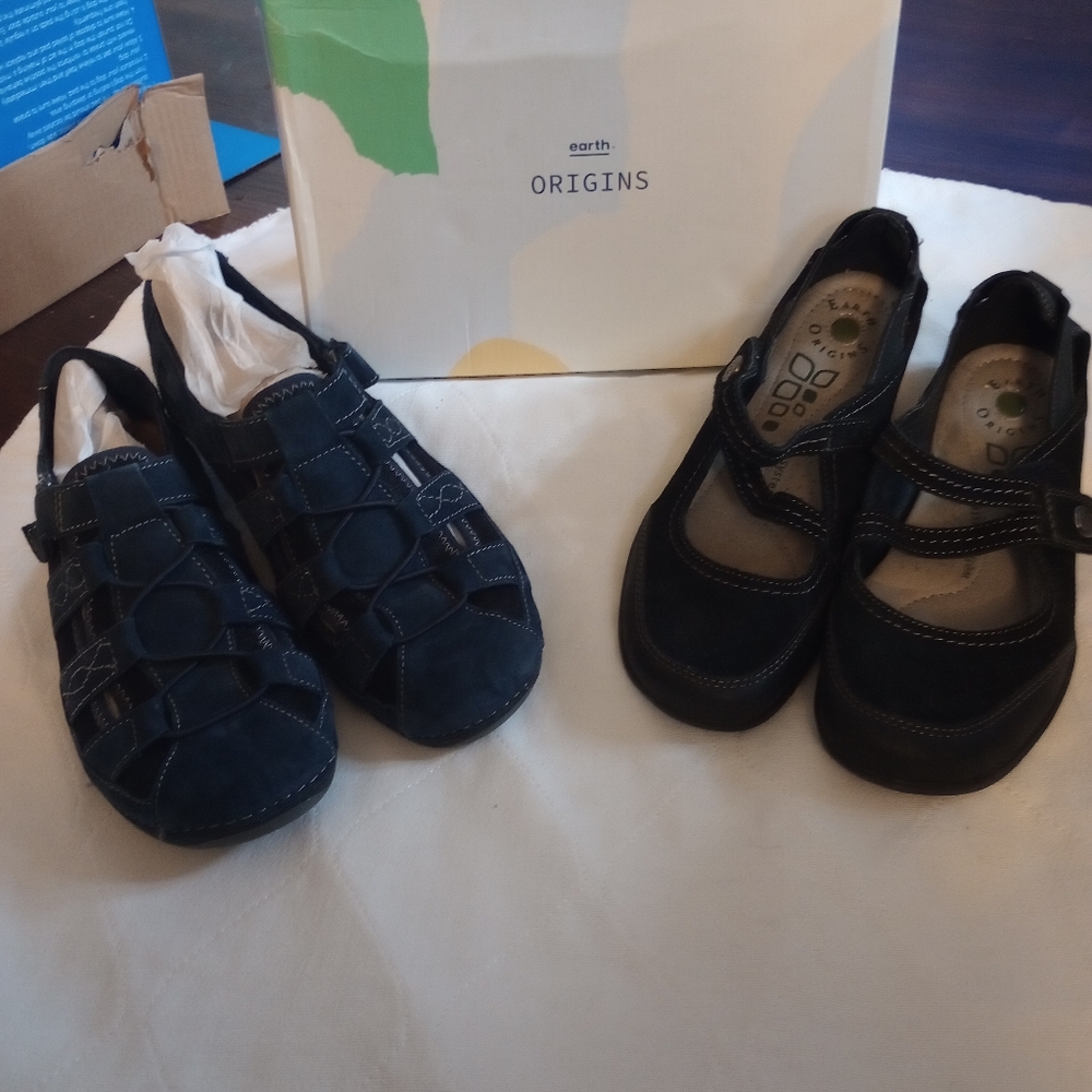 2 pair Earth Origins shoes